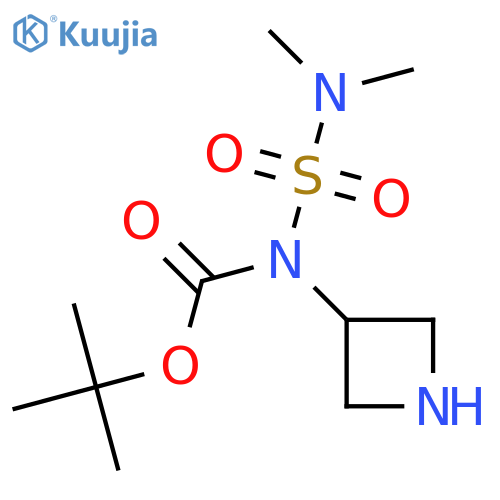 tert-butyl N-(azetidin-3-yl)-N-(dimethylsulfamoyl)carbamate structure