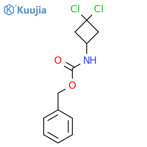 benzyl N-(3,3-dichlorocyclobutyl)carbamate structure