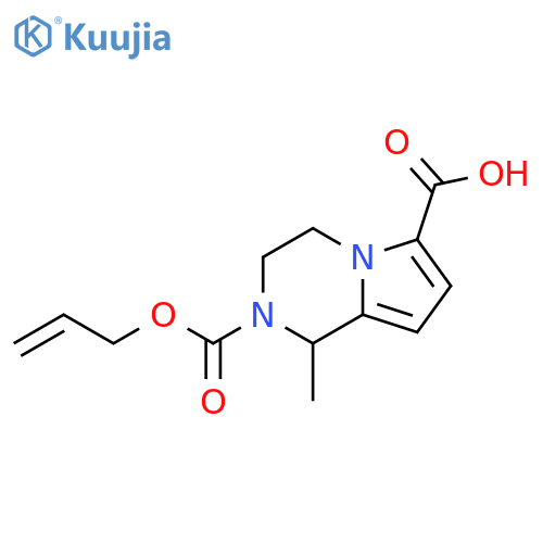 1-methyl-2-(prop-2-en-1-yloxy)carbonyl-1H,2H,3H,4H-pyrrolo1,2-apyrazine-6-carboxylic acid structure