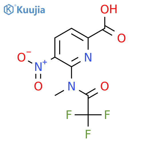 5-nitro-6-(2,2,2-trifluoro-N-methylacetamido)pyridine-2-carboxylic acid structure