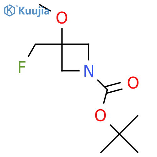 Tert-butyl 3-(fluoromethyl)-3-methoxyazetidine-1-carboxylate structure