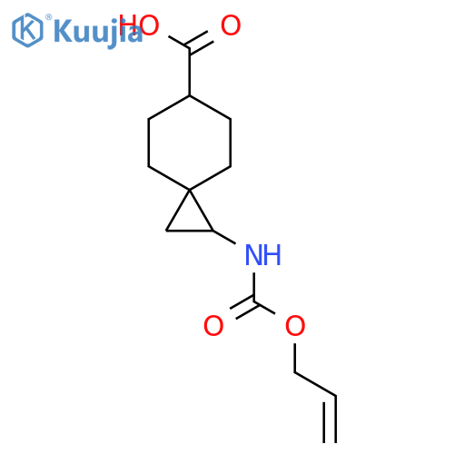 1-{(prop-2-en-1-yloxy)carbonylamino}spiro2.5octane-6-carboxylic acid structure