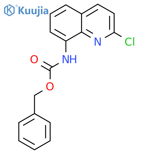 benzyl N-(2-chloroquinolin-8-yl)carbamate structure