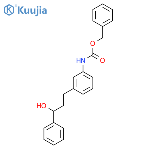 benzyl N-3-(3-hydroxy-3-phenylpropyl)phenylcarbamate structure