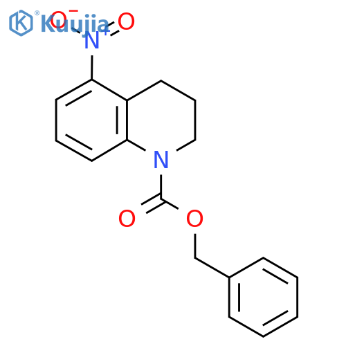 Benzyl 5-nitro-1,2,3,4-tetrahydroquinoline-1-carboxylate structure