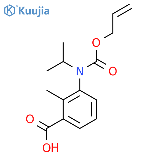 2-Methyl-3-{[(prop-2-en-1-yloxy)carbonyl](propan-2-yl)amino}benzoic acid structure
