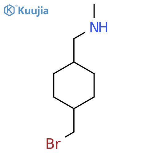methyl({(1r,4r)-4-(bromomethyl)cyclohexylmethyl})amine structure