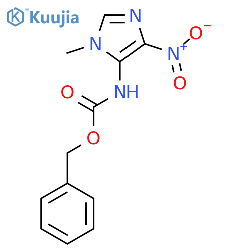 benzyl N-(1-methyl-4-nitro-1H-imidazol-5-yl)carbamate structure