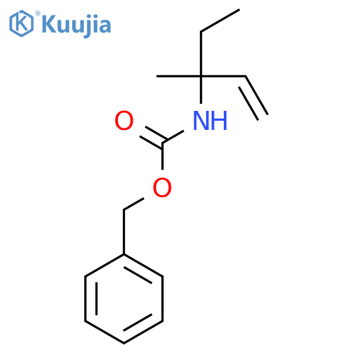 benzyl N-(3-methylpent-1-en-3-yl)carbamate structure