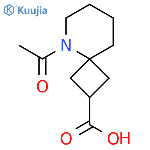 (2r,4s)-5-Acetyl-5-azaspiro[3.5]nonane-2-carboxylic acid structure