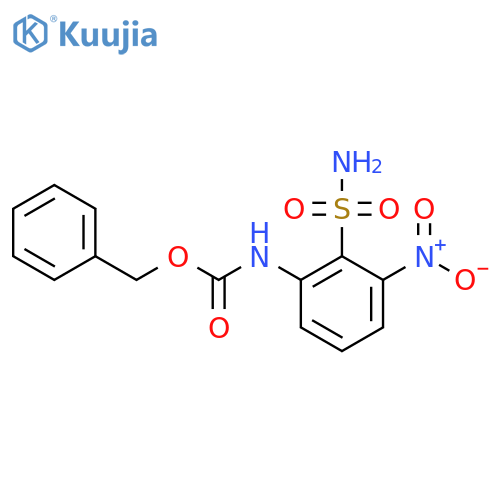 benzyl N-(3-nitro-2-sulfamoylphenyl)carbamate structure