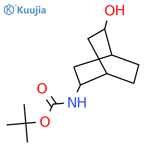 tert-butyl N-{5-hydroxybicyclo2.2.2octan-2-yl}carbamate structure