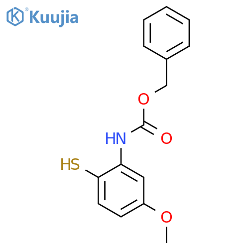 benzyl N-(5-methoxy-2-sulfanylphenyl)carbamate structure