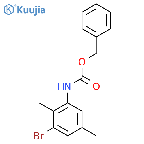 benzyl N-(3-bromo-2,5-dimethylphenyl)carbamate structure