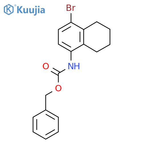 benzyl N-(4-bromo-5,6,7,8-tetrahydronaphthalen-1-yl)carbamate structure