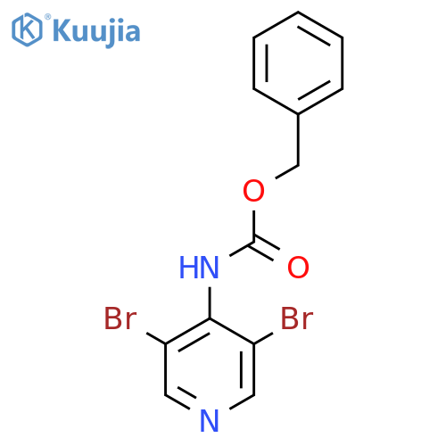 benzyl N-(3,5-dibromopyridin-4-yl)carbamate structure