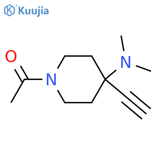 1-4-(dimethylamino)-4-ethynylpiperidin-1-ylethan-1-one structure