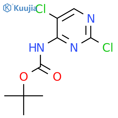 tert-butyl N-(2,5-dichloropyrimidin-4-yl)carbamate structure