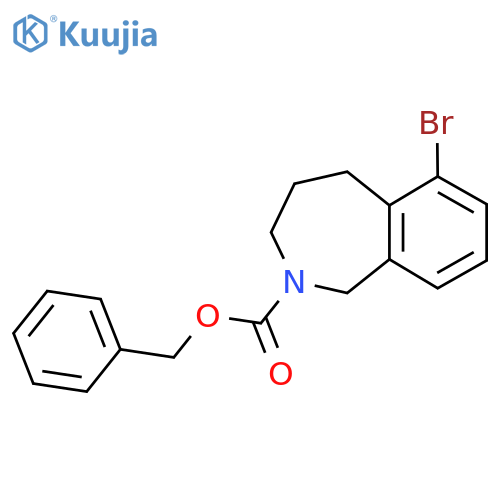 benzyl 6-bromo-2,3,4,5-tetrahydro-1H-2-benzazepine-2-carboxylate structure