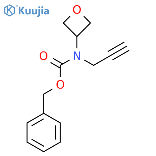 benzyl N-(oxetan-3-yl)-N-(prop-2-yn-1-yl)carbamate structure