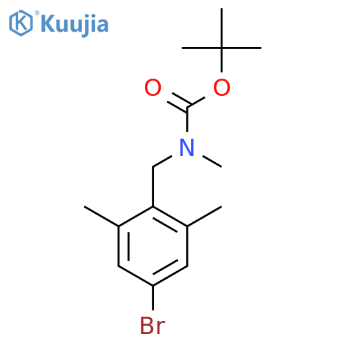 tert-butyl N-(4-bromo-2,6-dimethylphenyl)methyl-N-methylcarbamate structure