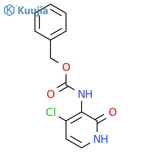 benzyl N-(4-chloro-2-hydroxypyridin-3-yl)carbamate structure