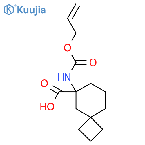 6-{(prop-2-en-1-yloxy)carbonylamino}spiro3.5nonane-6-carboxylic acid structure