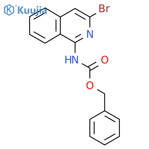 benzyl N-(3-bromoisoquinolin-1-yl)carbamate structure