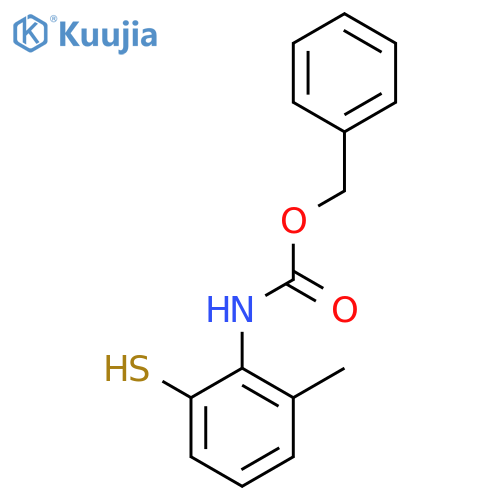 benzyl N-(2-methyl-6-sulfanylphenyl)carbamate structure