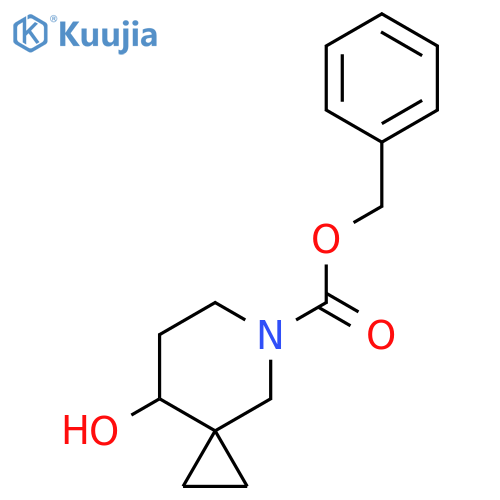 Benzyl 8-hydroxy-5-azaspiro[2.5]octane-5-carboxylate structure