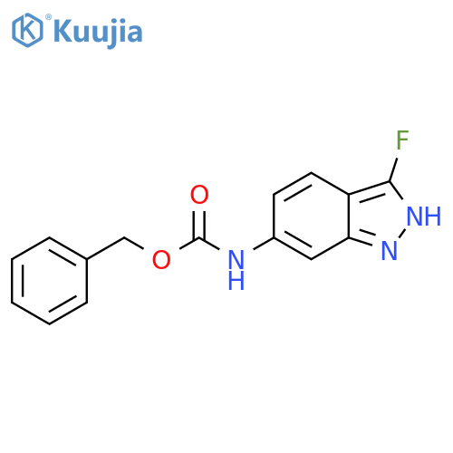 benzyl N-(3-fluoro-1H-indazol-6-yl)carbamate structure
