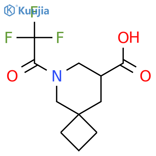 6-(2,2,2-trifluoroacetyl)-6-azaspiro3.5nonane-8-carboxylic acid structure