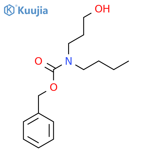 benzyl N-butyl-N-(3-hydroxypropyl)carbamate structure