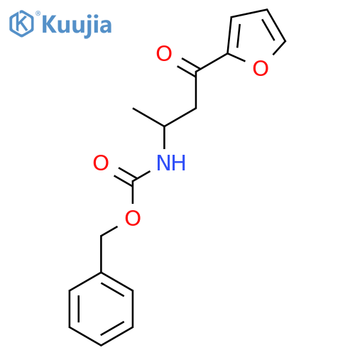 benzyl N-4-(furan-2-yl)-4-oxobutan-2-ylcarbamate structure