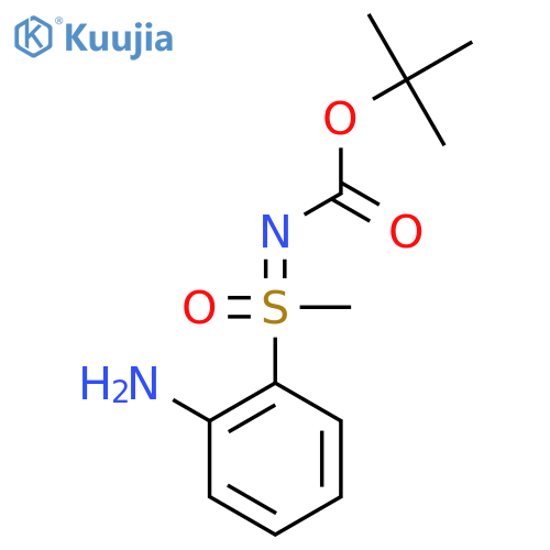 tert-butyl N-(2-aminophenyl)(methyl)oxo-lambda6-sulfanylidenecarbamate structure