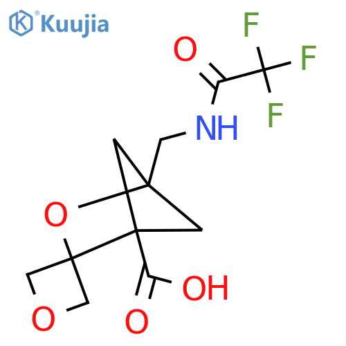 4-(2,2,2-trifluoroacetamido)methyl-3-oxaspirobicyclo2.1.1hexane-2,3'-oxetane-1-carboxylic acid structure