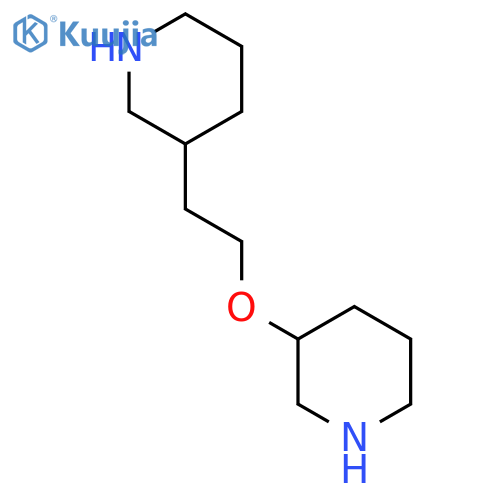 3-2-(piperidin-3-yloxy)ethylpiperidine structure
