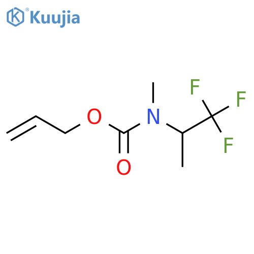 prop-2-en-1-yl N-methyl-N-(1,1,1-trifluoropropan-2-yl)carbamate structure