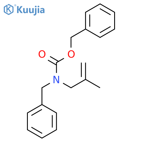 benzyl N-benzyl-N-(2-methylprop-2-en-1-yl)carbamate structure