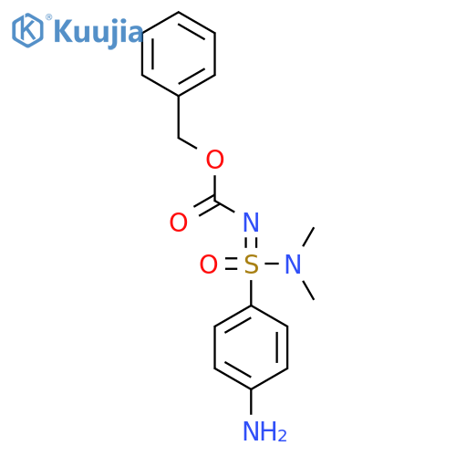 benzyl N-(4-aminophenyl)(dimethylamino)oxo-lambda6-sulfanylidenecarbamate structure