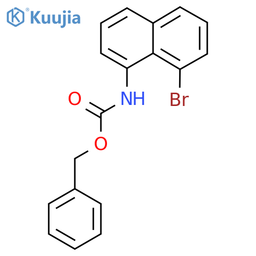 benzyl N-(8-bromonaphthalen-1-yl)carbamate structure