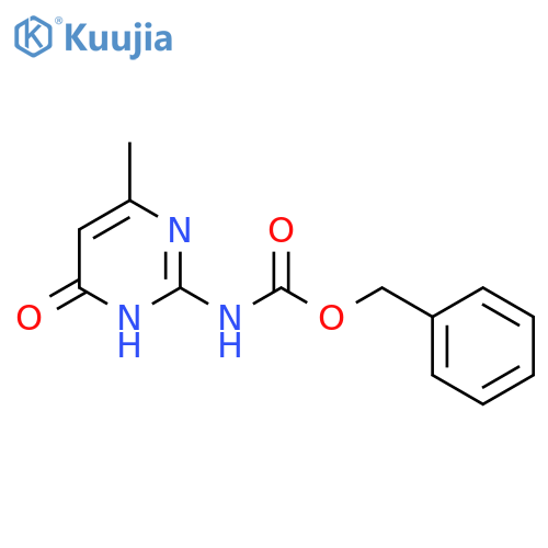 benzyl N-(4-hydroxy-6-methylpyrimidin-2-yl)carbamate structure