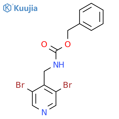benzyl N-(3,5-dibromopyridin-4-yl)methylcarbamate structure