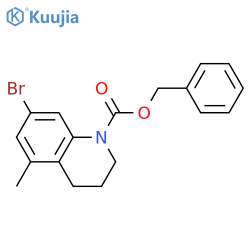 Benzyl 7-bromo-5-methyl-1,2,3,4-tetrahydroquinoline-1-carboxylate structure