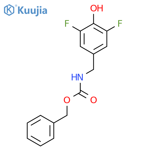 benzyl N-(3,5-difluoro-4-hydroxyphenyl)methylcarbamate structure