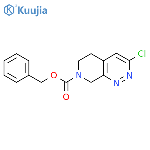 benzyl 3-chloro-5H,6H,7H,8H-pyrido3,4-cpyridazine-7-carboxylate structure