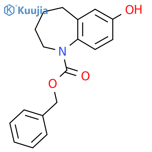 benzyl 7-hydroxy-2,3,4,5-tetrahydro-1H-1-benzazepine-1-carboxylate structure