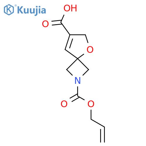 2-(prop-2-en-1-yloxy)carbonyl-5-oxa-2-azaspiro3.4oct-7-ene-7-carboxylic acid structure