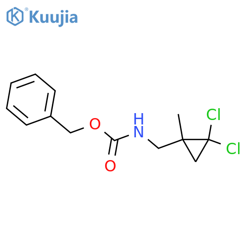 benzyl N-[(2,2-dichloro-1-methylcyclopropyl)methyl]carbamate structure
