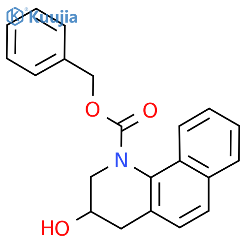 benzyl 3-hydroxy-1H,2H,3H,4H-benzohquinoline-1-carboxylate structure